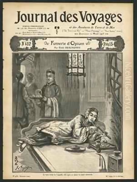 An opium den in Shanghai - view 1