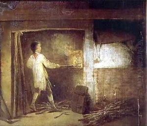Firing Pottery by William Redmore Bigg