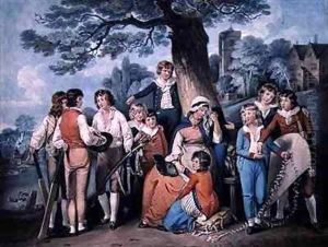 The Soldier's Widow, or School Boys' Collection by William Redmore Bigg