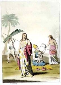 Indian family by Giovanni Bigatti