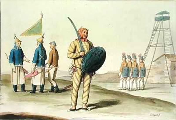 A Chinese infantryman - view 1
