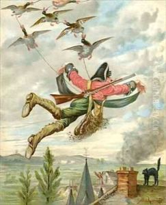 Lifted from earth by ducks Lifted from earth by ducks