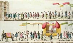 Procession of the King of Burma