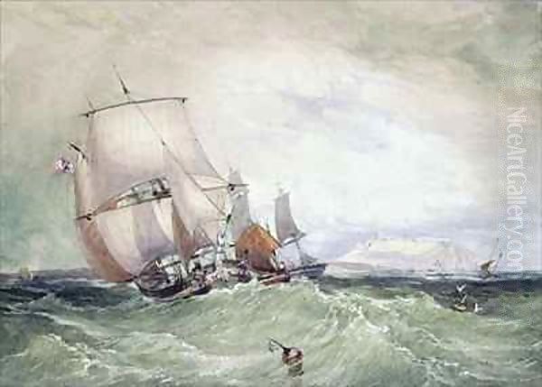 View of Scarborough, with a Collier Brig - view 1