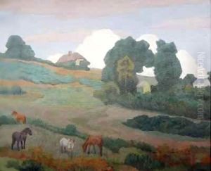 On Luppitt Common by Robert Polhill Bevan