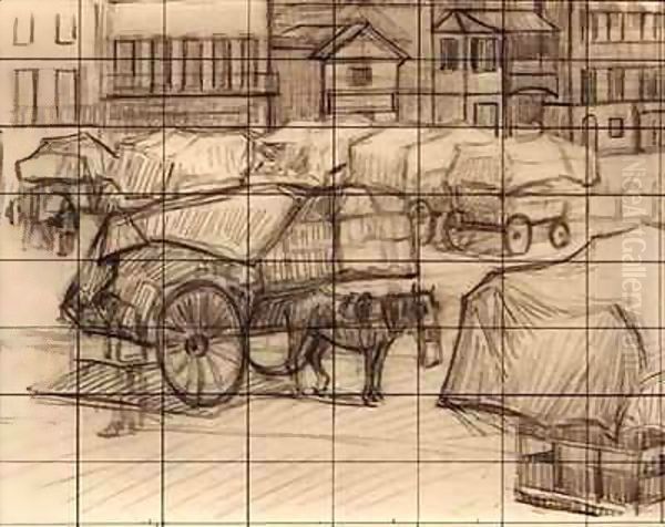 Hay Carts, Cumberland Market - view 1