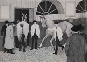 The Horse Mart by Robert Polhill Bevan