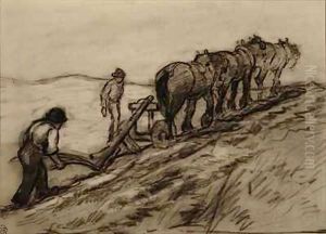 Ploughing the Hillside