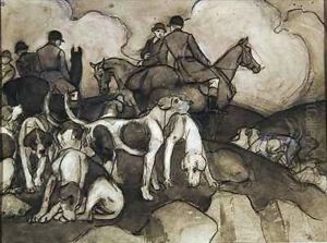 The Meet 2 by Robert Polhill Bevan