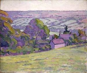 A Devonshire Valley, Number 1 by Robert Polhill Bevan