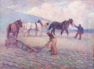 The Turn-Rice Plough by Robert Polhill Bevan