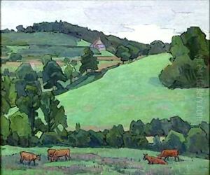 Across Bolham Water by Robert Polhill Bevan