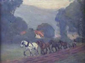 The Four Horse Team by Robert Polhill Bevan