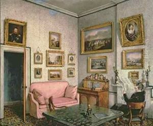 Col. Norcliffe's study at Langton Hall