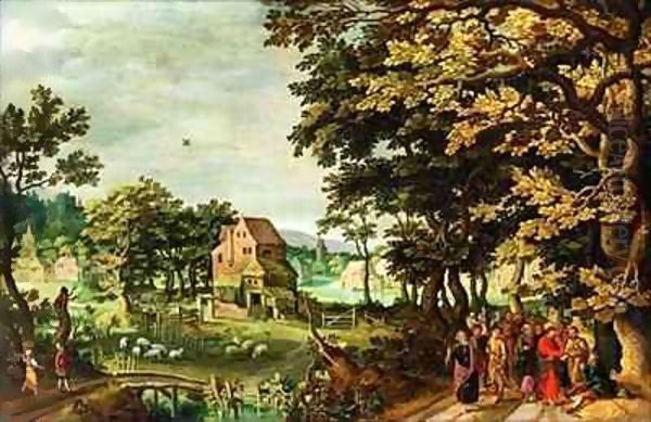 Landscape with Christ healing the Blind Man - view 1