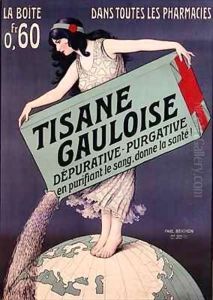 Poster advertising Tisane Gauloise by Paul Berthon