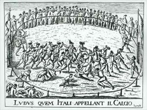 Italian Calcio Players by Fernando Bertelli