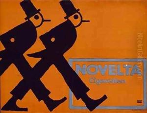 German advertisement for 'Novelta' cigarettes
