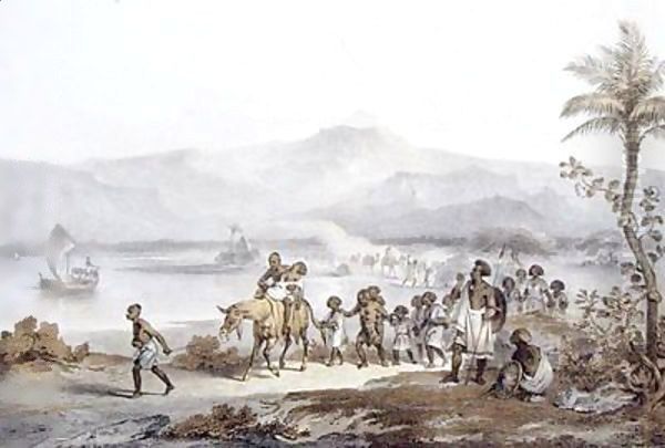 A Slave Caravan on the March - view 1