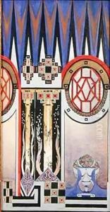 Design for a drop curtain by Oliver Percy Bernard