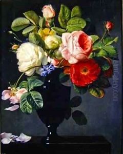 Still life with flowers 2 by Antoine Berjon