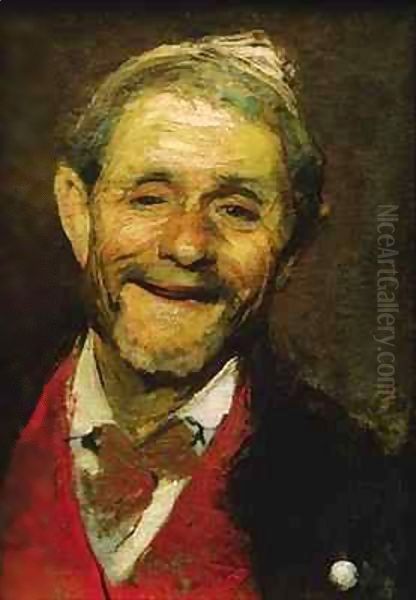 Old Man Laughing - view 1