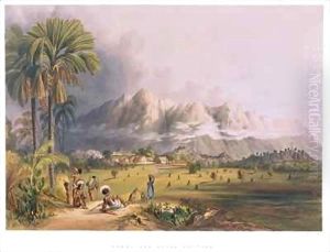 Esmeralda, on the Orinoco, site of a Spanish Mission, from 'Views in the Interior of Guiana'
