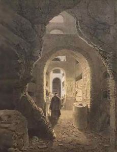 Catacombs of San Calixto in Rome by Felix Benoist