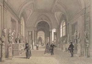 Vatican museums, Gallery of the Candelabra, Rome by Felix Benoist
