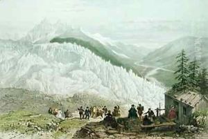 The Glacier and the Chamonix Valley by Felix Benoist