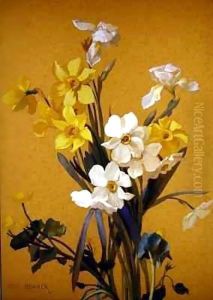 Still life with spring flowers by Jean Benner