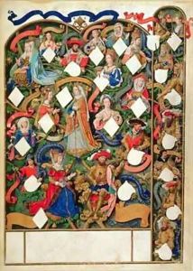 Genealogical tree of John of Gaunt by Simon Bening