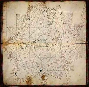 Map of the Central Mediterranean by Grazioso Benincasa