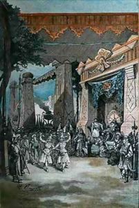 Illustration from 'Michel Strogoff' by Hippolyte Leon Benett