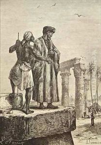 Ibn Battuta in Egypt by Hippolyte Leon Benett