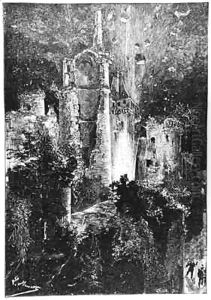 The Castle Exploding by Hippolyte Leon Benett