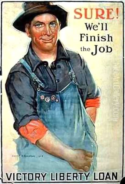 'Sure! We'll Finish The Job', Victory Liberty Loan, 1st World War poster - view 1