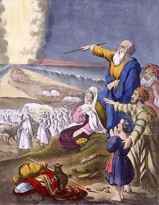 Moses Parting the Red Sea by Siegfried Detler Bendixen
