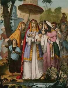 Moses Saved by Pharaoh's Daughter by Siegfried Detler Bendixen