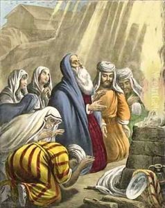 Noah's Sacrifice on Leaving the Ark by Siegfried Detler Bendixen