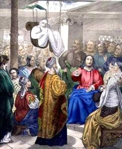 The Sick of the Palsy Brought to Christ by his Friends by Siegfried Detler Bendixen