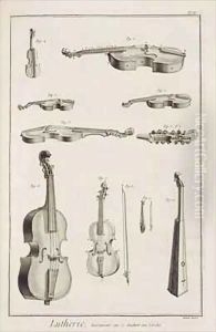Plate XI, Instruments played with a bow