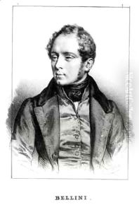Portrait of Vincenzo Bellini (1801-35) Portrait of Vincenzo Bellini (1801-35)