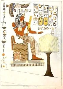 Mural from the Tombs of the Kings of Thebes, discovered by G. Belzoni 2 by Giovanni Battista Belzoni