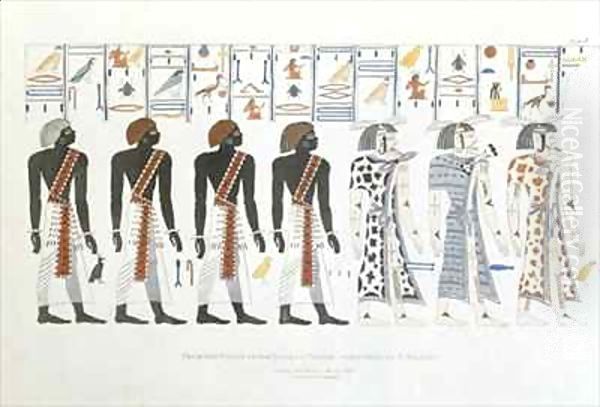 Illustrations of hieroglyphics from the Tombs of the Kings at Thebes - view 1