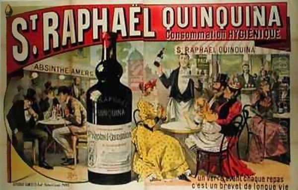 Poster advertising 'St. Raphael Quinquina' French aperitif - view 1
