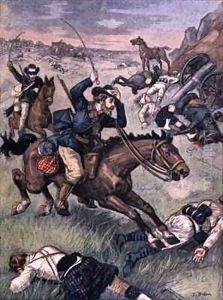 War in the Traansvaal, Boer Couriers announcing the victory by Jose Belon