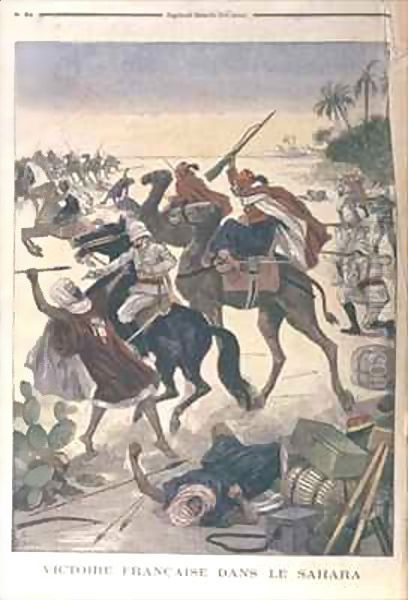 French Victory in the Sahara - view 1
