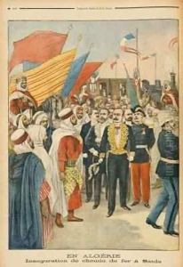 Opening of the Saida railway in Algeria by Jose Belon