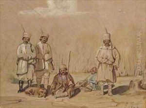 Soldiers Relaxing by Georges de Bellio